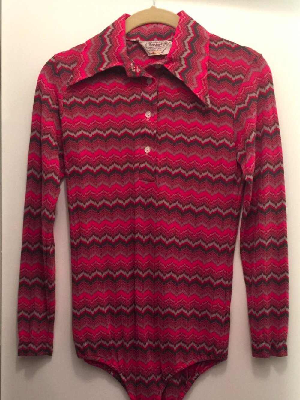 Funky Vintage Patterned Bodysuit